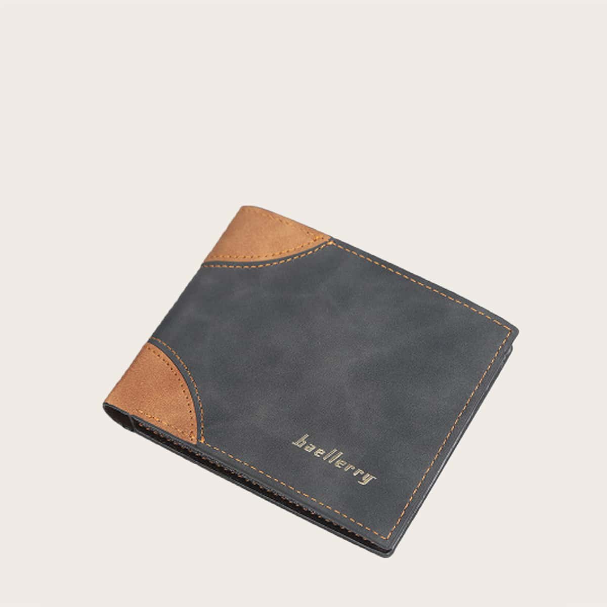 

Guys Colorblock Fold Over Wallet, Black