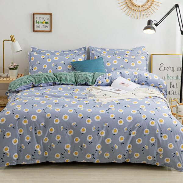 

Floral Bedding Sets Without Filler, Grey