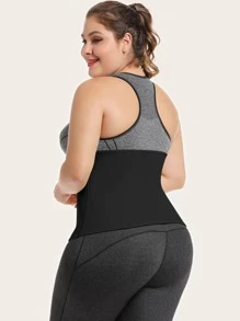 Trainer de cintura con cremallera - grande - Negro - Ver 2