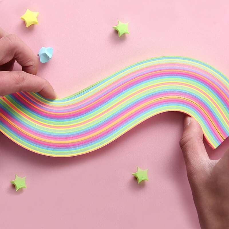 

540sheets Random Color Origami Paper, Multicolor