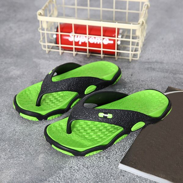 

Men Wide Fit Flip Flops, Black