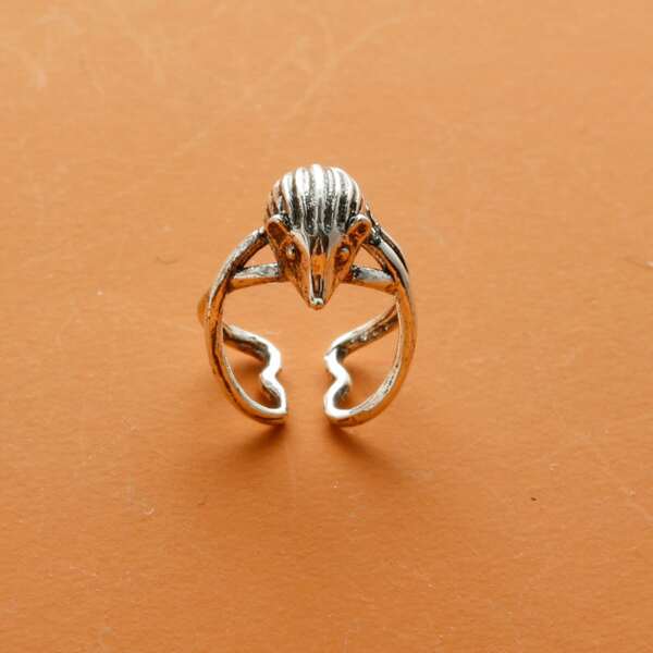 

Hedgehog Design Ear Cuff, Silver