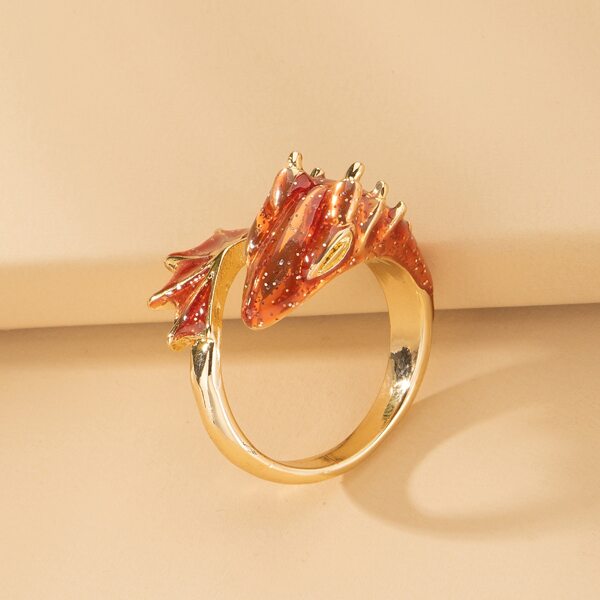 

Animal Design Ring, Gold