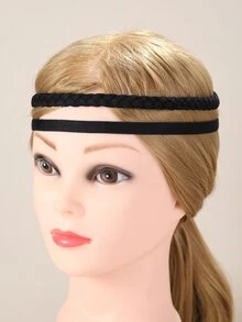 6 piezas set diadema trenzada - Multicolor - Ver 5