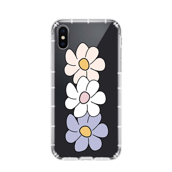 

Чехол для iPhone с цветочным принтом Clear, Розовые