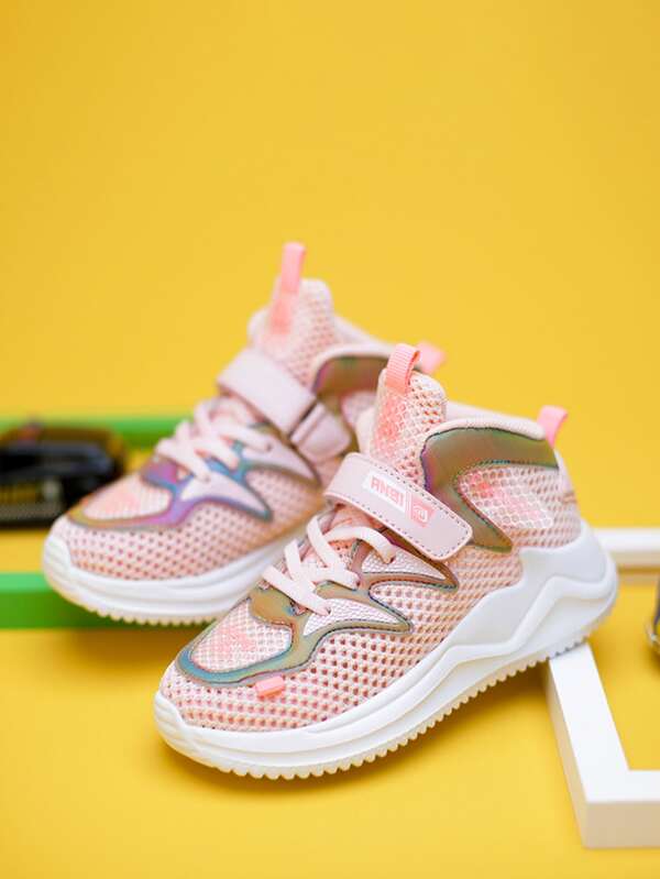 Boys Lace Up Front Breathable Sneakers Shein Usa