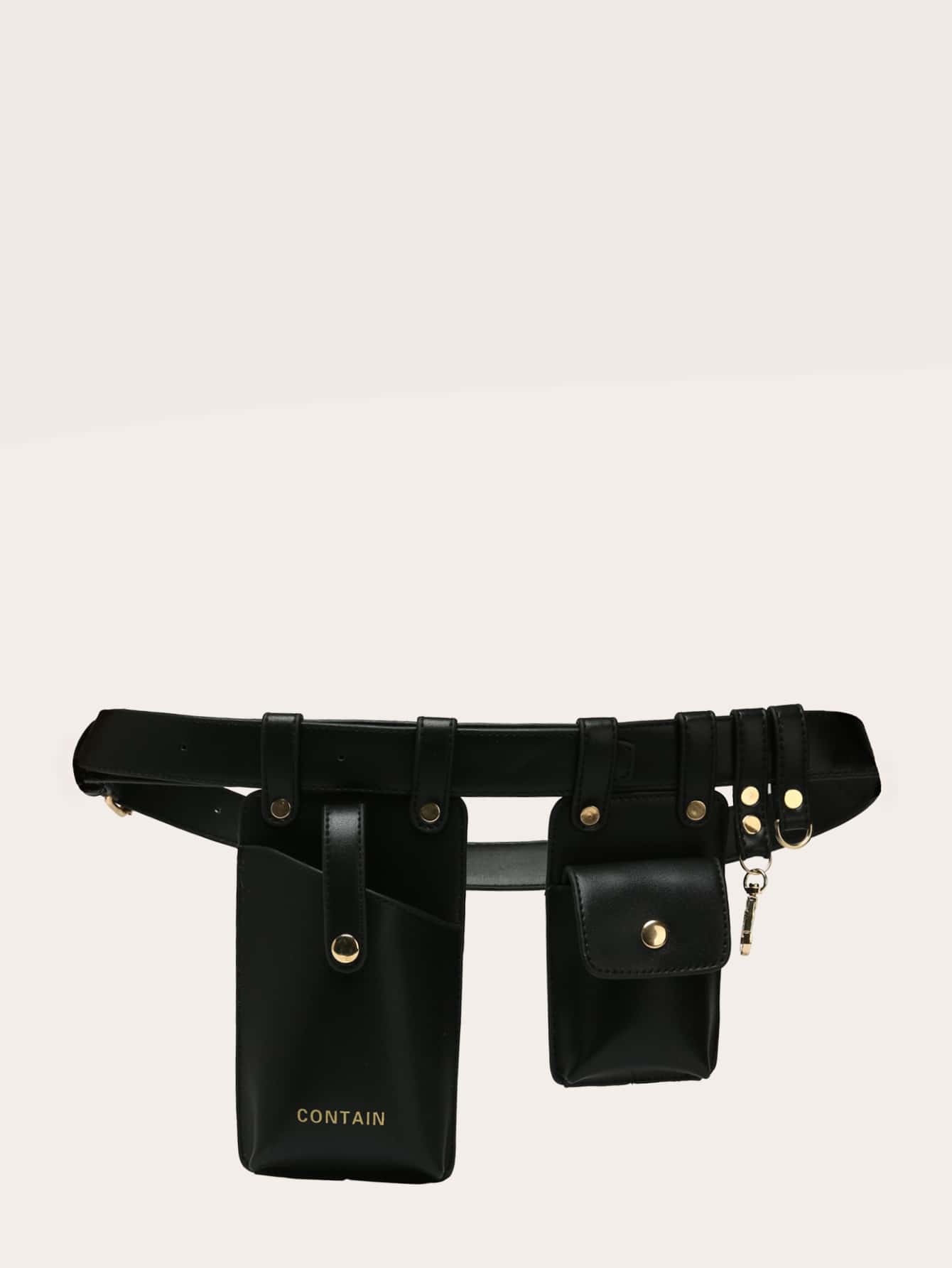 Multi Tool Belt Bag Romwe - Leather Multi Tool Belt Pouch Multi Tool Belt Bag Romwe - Leather Multi Tool Belt Pouch
