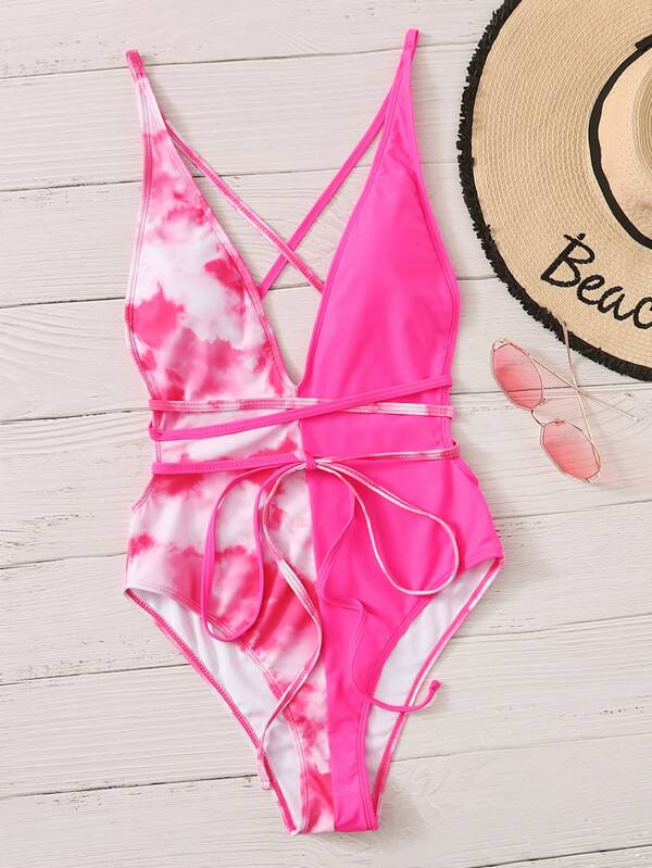 maillot de bain tie and dye