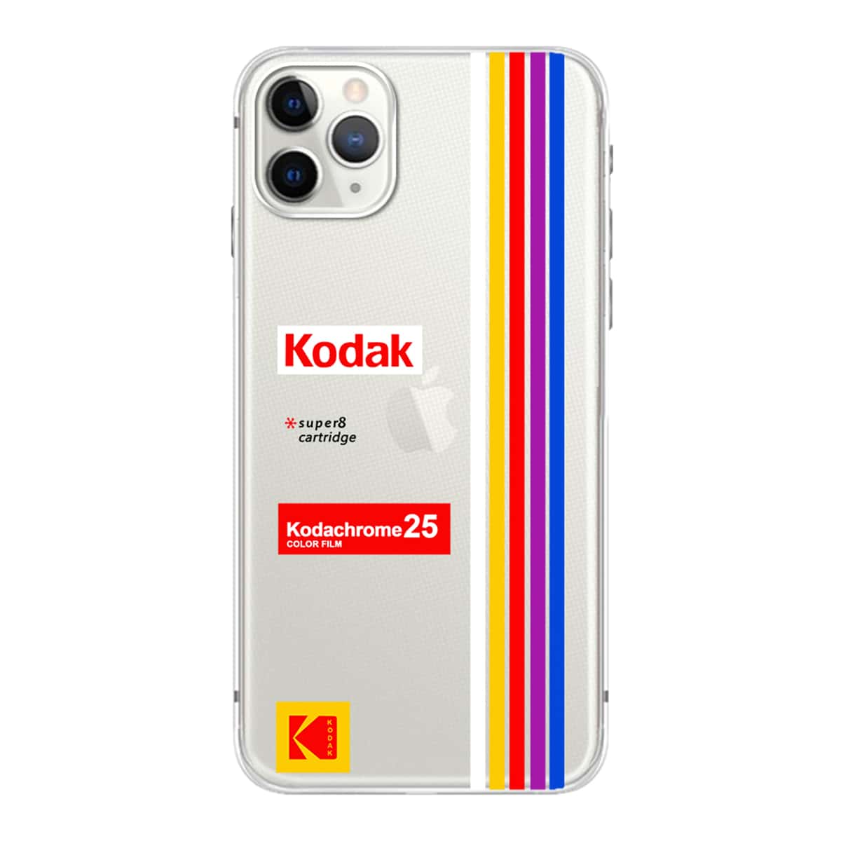 

Letter & Striped iPhone Case, Multicolor