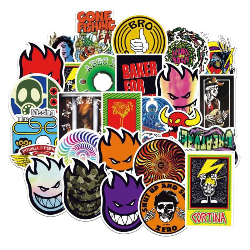 

98pcs Skeleton Sticker, Multicolor