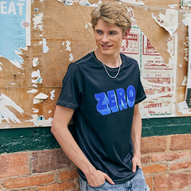 

Guys Letter Graphic Tee, Black