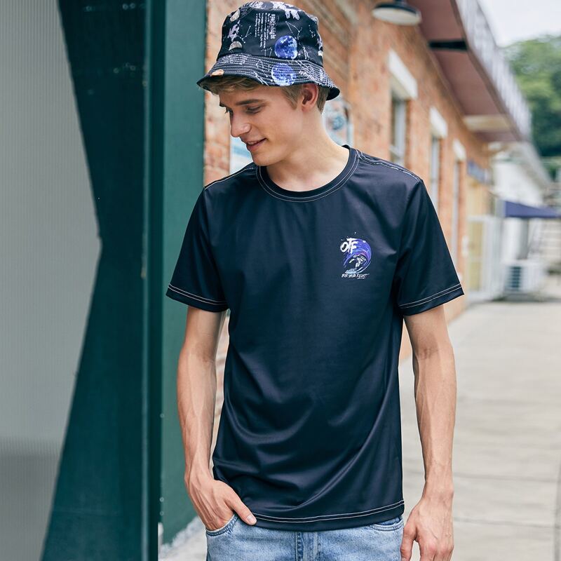 

Guys Astronaut Graphic Tee, Black