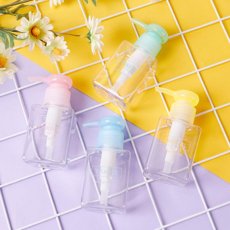

1pc Press Pump Random Lotion Bottle, Multicolor