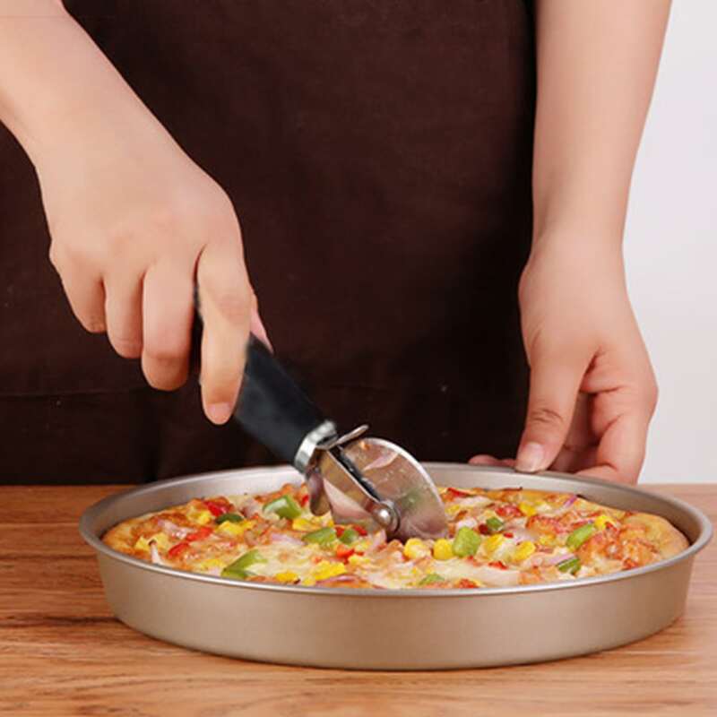 

1pc Stainless Steel Pizza Cutter, Silver