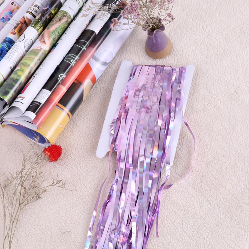 

1pc Tassel Decorative Curtain, Multicolor