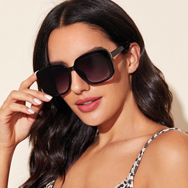 

Acrylic Frame Sunglasses, Black