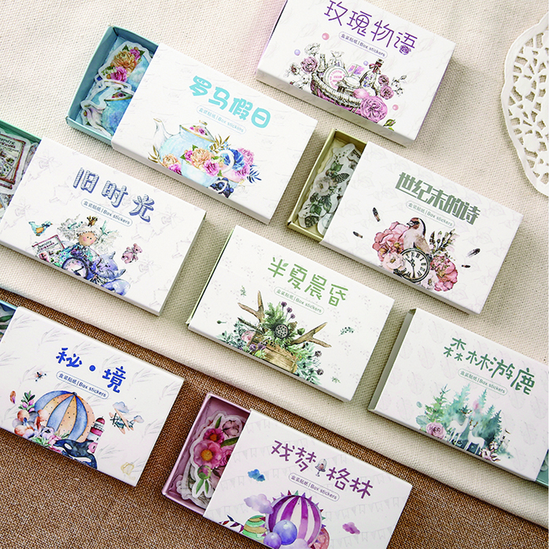 

40pcs Plants Pattern Sticker, Multicolor