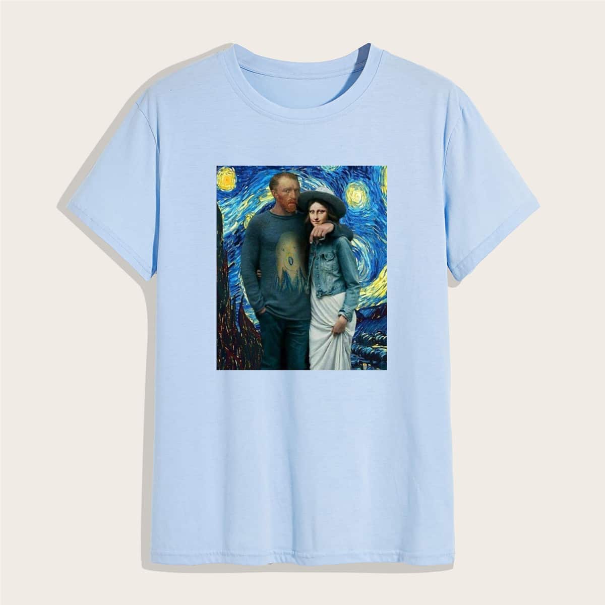 

Guys Figure Graphic Tee, Blue