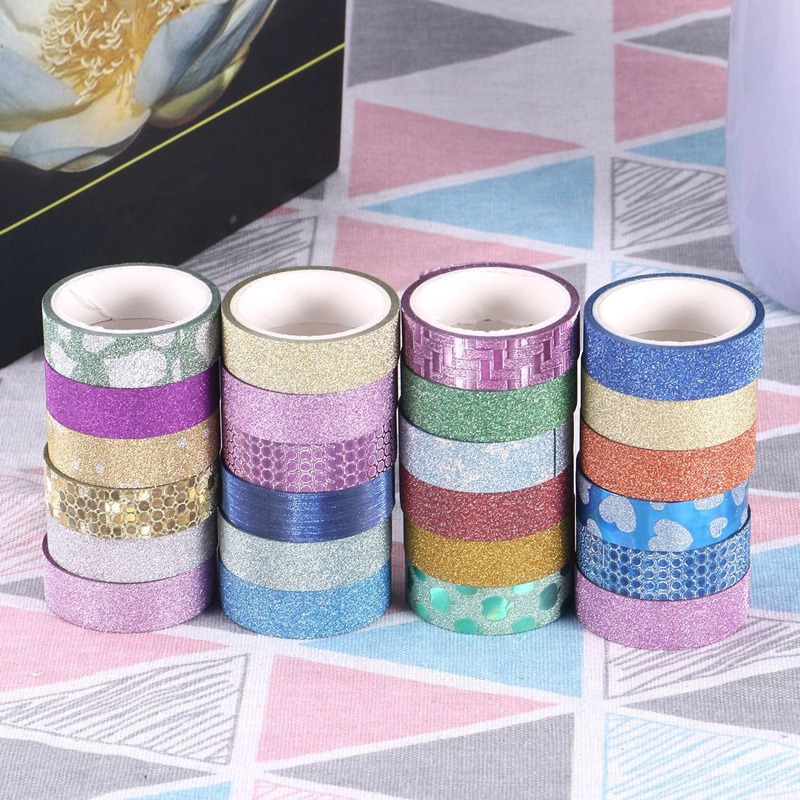 

5pcs Random Glitter DIY Tape, Multicolor