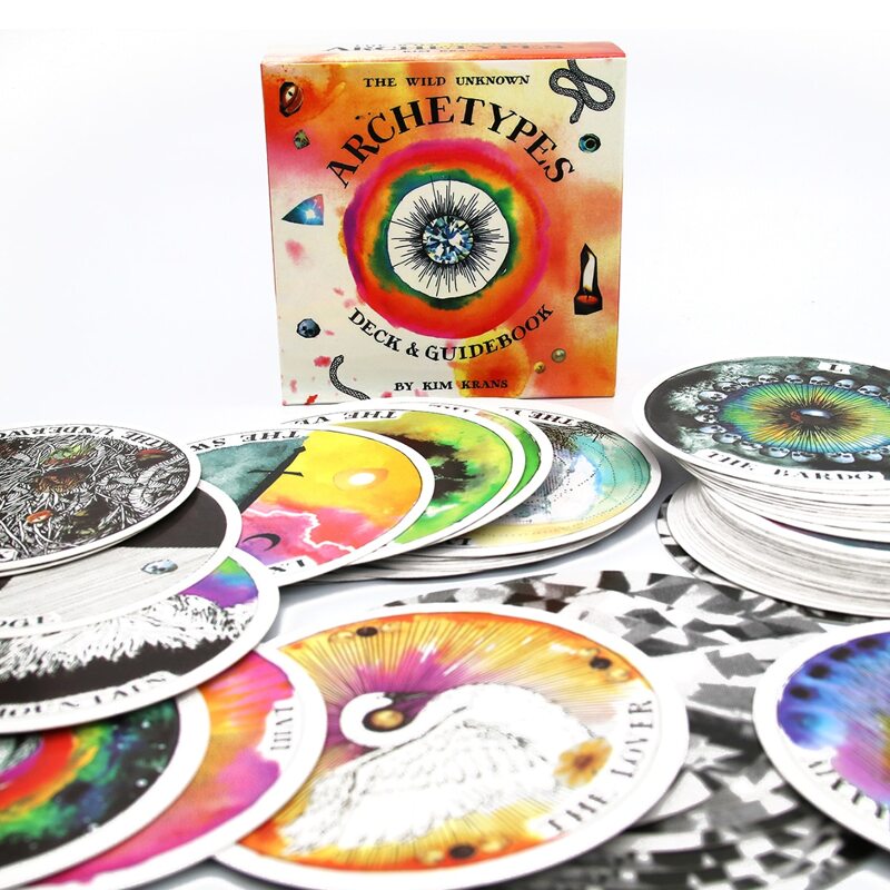 

1box Round Tarot Card, Multicolor