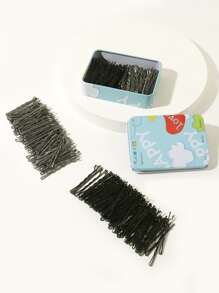 200 piezas clip de pelo de Niñas simple - Multicolor - Ver 2