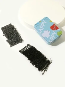 200 piezas clip de pelo de Niñas simple - Multicolor - Ver 4