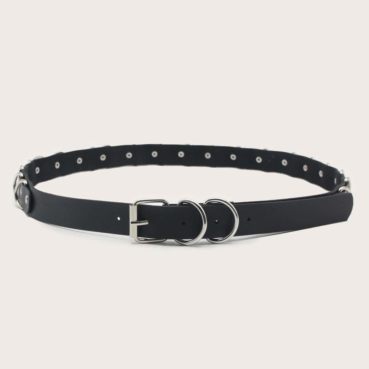 

Metal Buckle Belt, Black