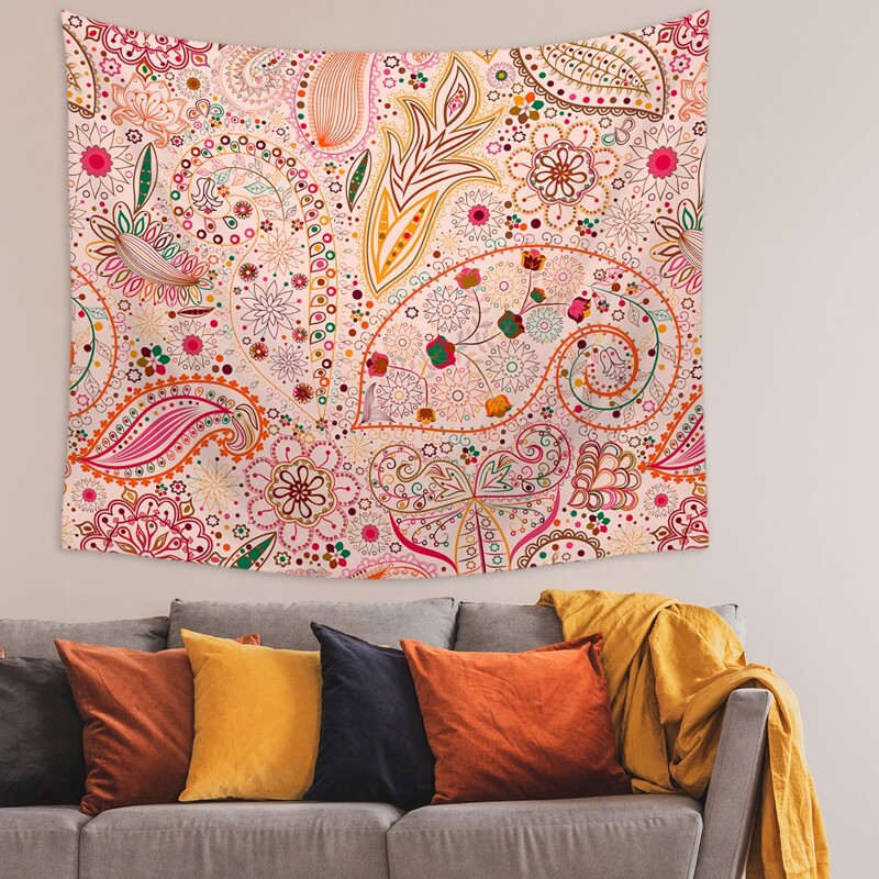 

Floral Pattern Tapestry, Multicolor