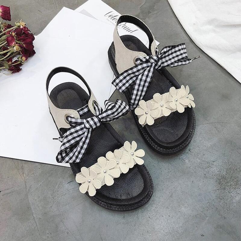 

Floral Applique Midform Sandals, Multicolor