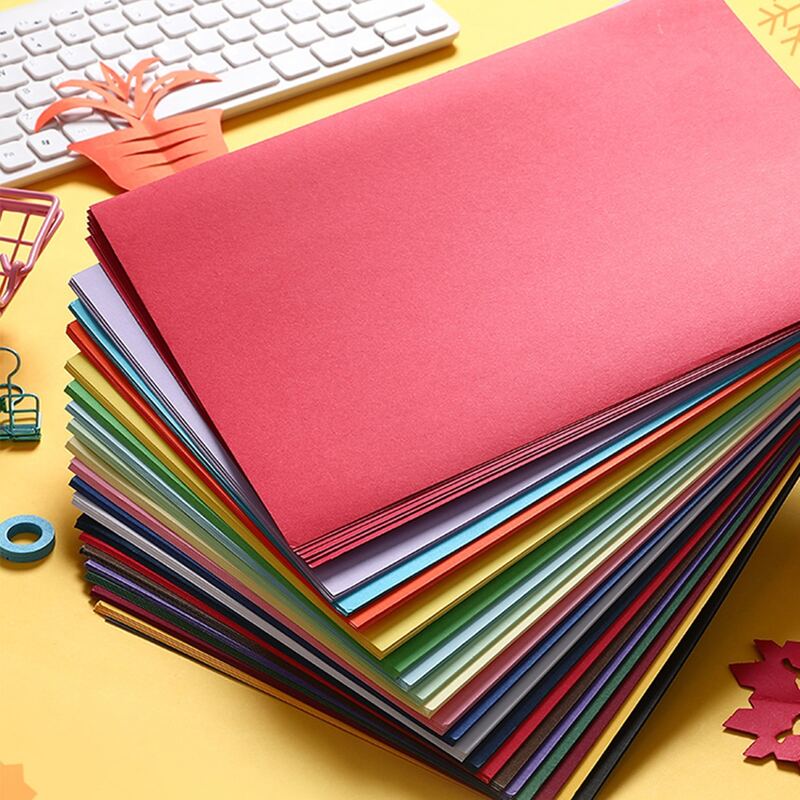 

10sheets Random Color Cardstock Paper, Multicolor