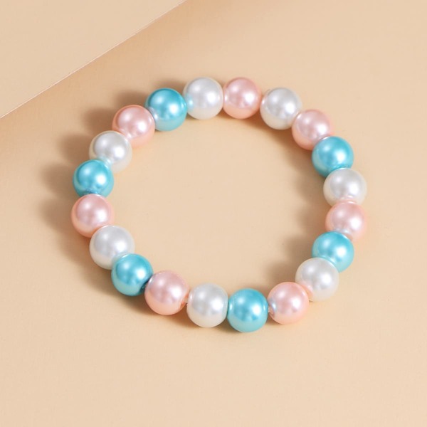 

Toddler Girls Colorful Beaded Bracelet, Multicolor