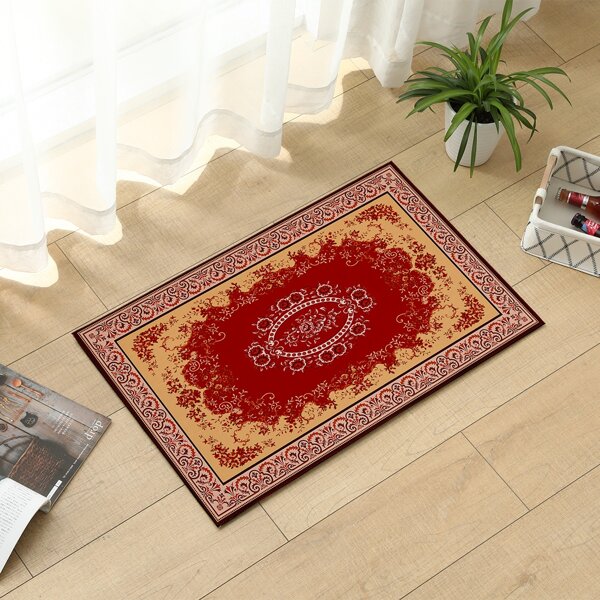 

Vintage Flower Print Carpet, Multicolor