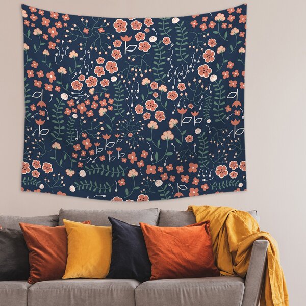 

Floral Pattern Tapestry, Multicolor