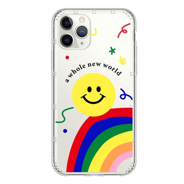 

Чехол для iPhone с мультяшным узором 1шт, Прозрачный