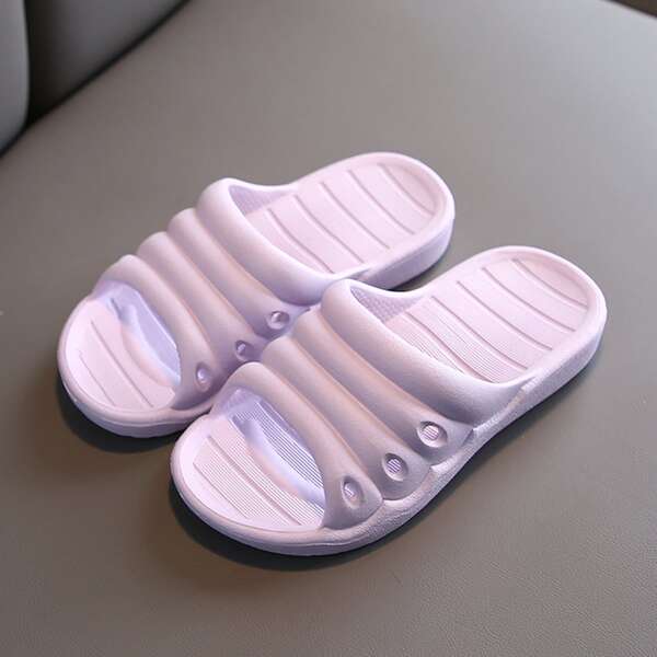 

Toddler Girls Hollow Out Wide Fit Slides, Purple