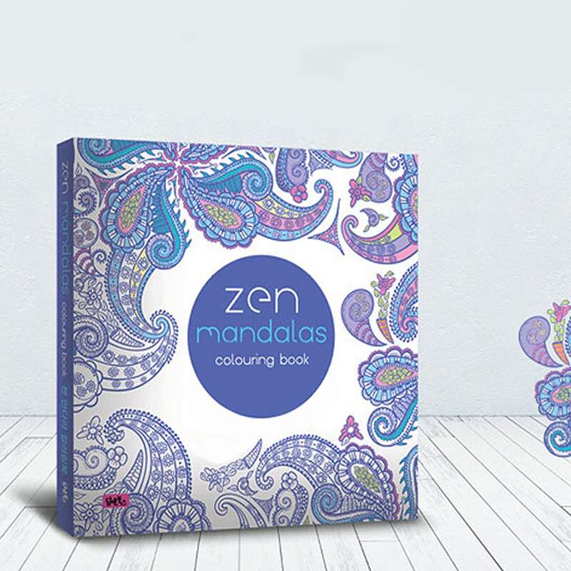 

2packs Random Hand-painted Coloring Book, Multicolor