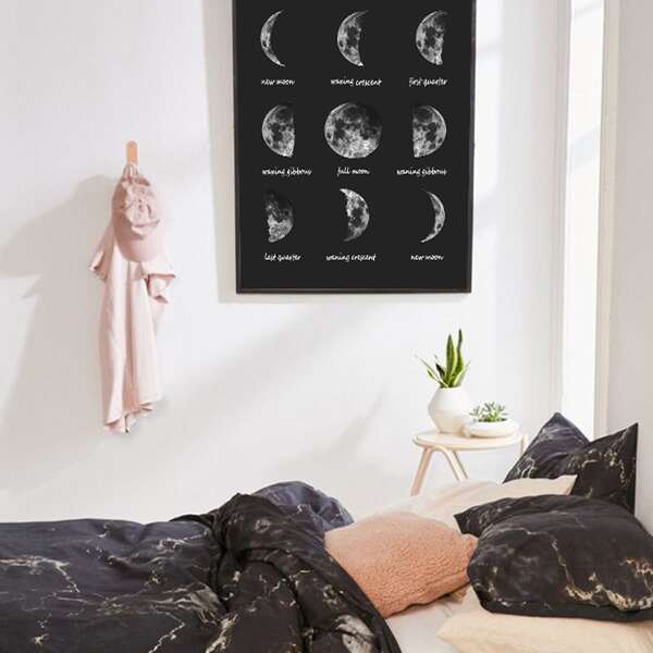 

Moon Wall Art Print Without Frame, Multicolor