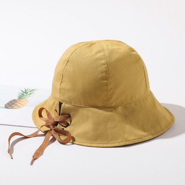 

Bow Decor Bucket Hat, Ginger