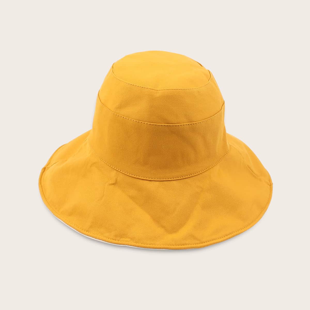 

Solid Bucket Hat, Yellow