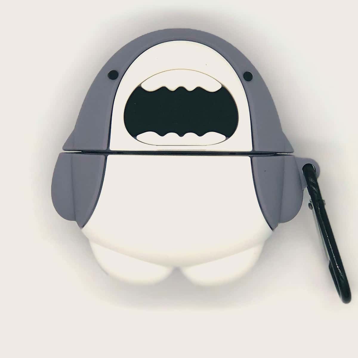 

1pc Cartoon AirPods Case, Grey