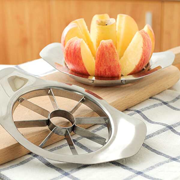 

Stainless Steel Fruit Slicer, Silver