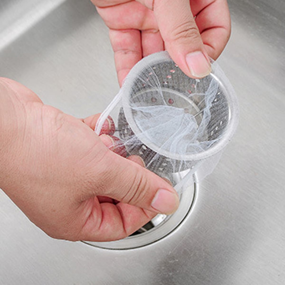 

100pcs Filter Mesh Bag, White