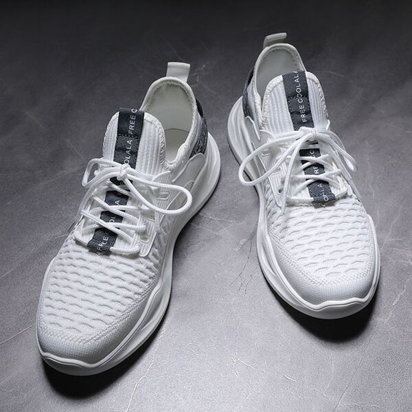 

Men Letter Graphic Sneakers, White