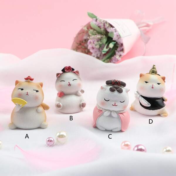 

1pc Cat Design Decorative Object, Multicolor