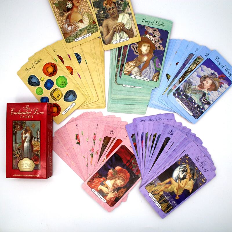 

1box Mixed Pattern Tarot Card, Multicolor