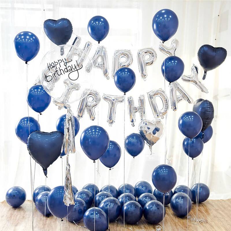

50pcs Decorative Balloon Set, Multicolor