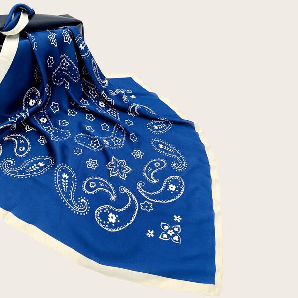 

Paisley Pattern Bandana, Blue