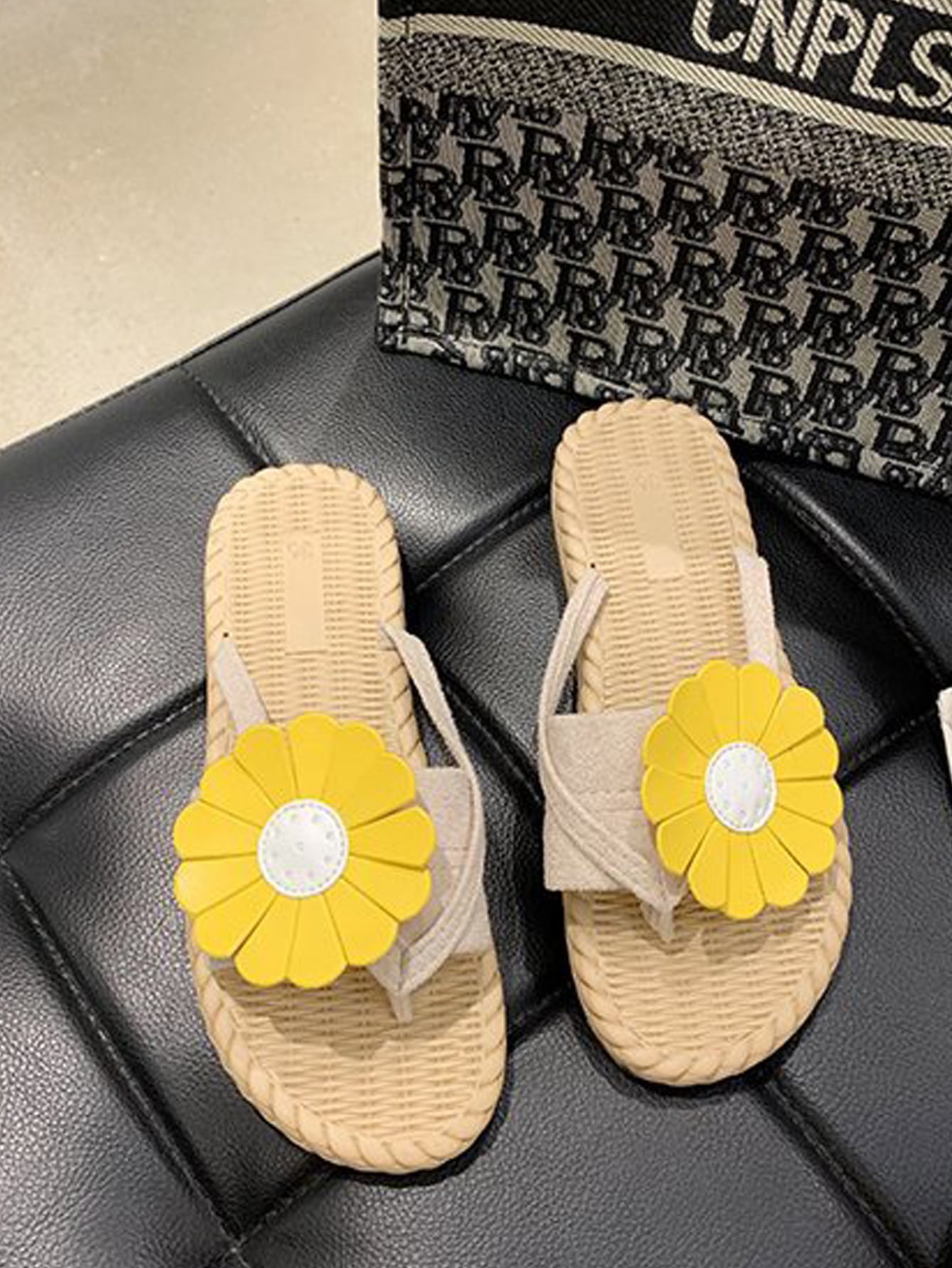 sunflower flip flops