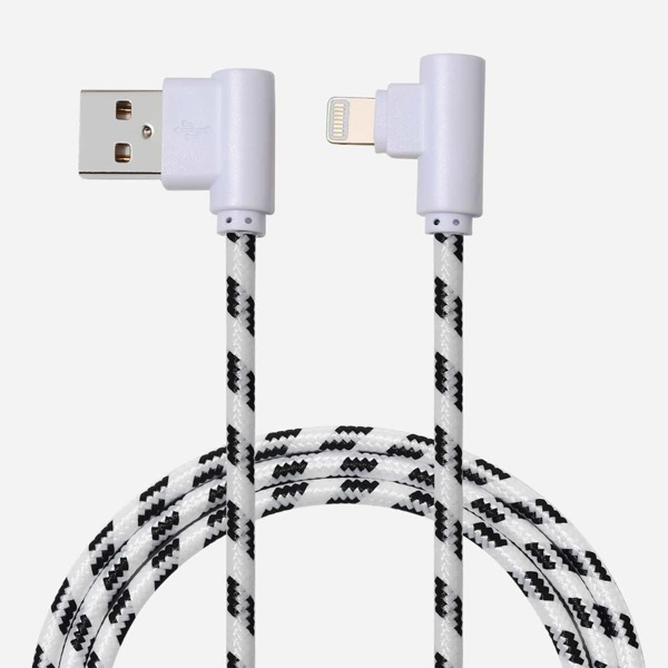 

1шт плетеный кабель для передачи данных iPhone, Белый
