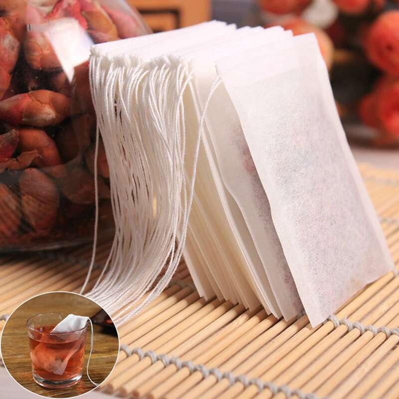 

100pcs Filter Tea Bag, White